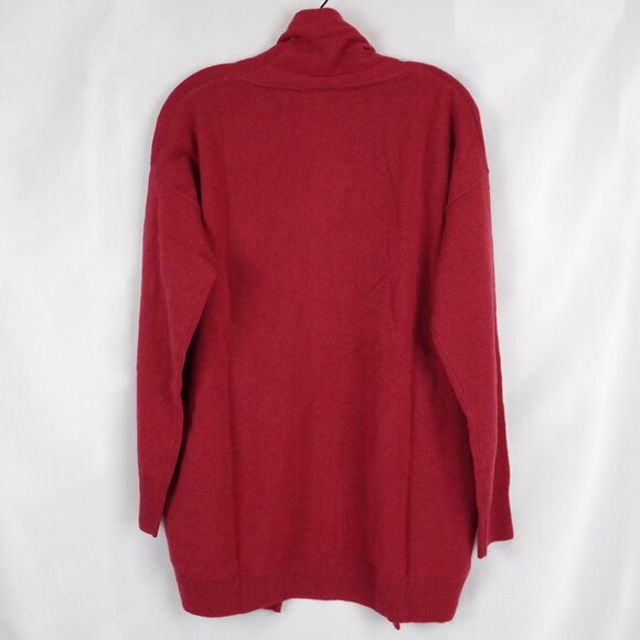 Splendid Tori Cashmere Cardigan with Pockets in Holly Red Size Small (NWT) - Picture 3 of 9